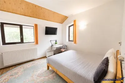 Vila stil si cu potential turistic, +8camere, 6 bai, panorama, terase, gradina, Busteni, Valea Alba. - foto 17
