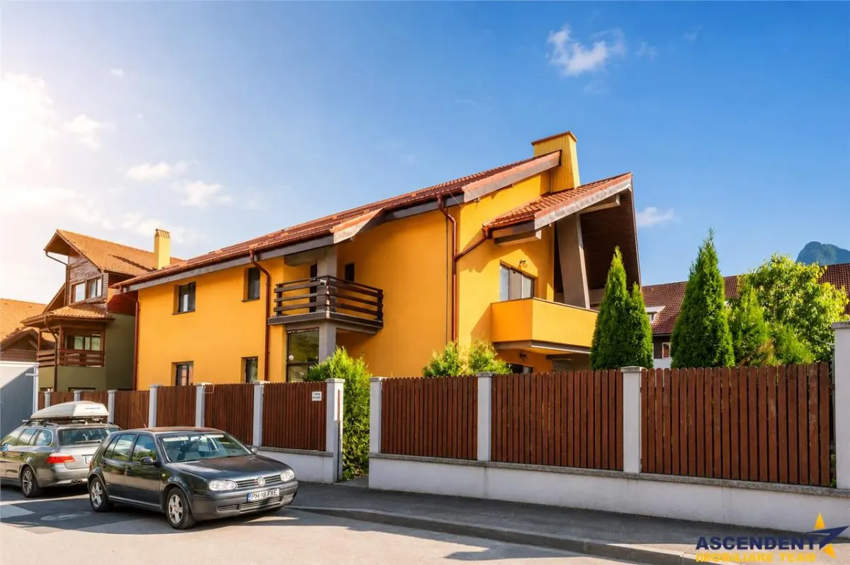 Vila stil si cu potential turistic, +8camere, 6 bai, panorama, terase, gradina, Busteni, Valea Alba. - foto 3