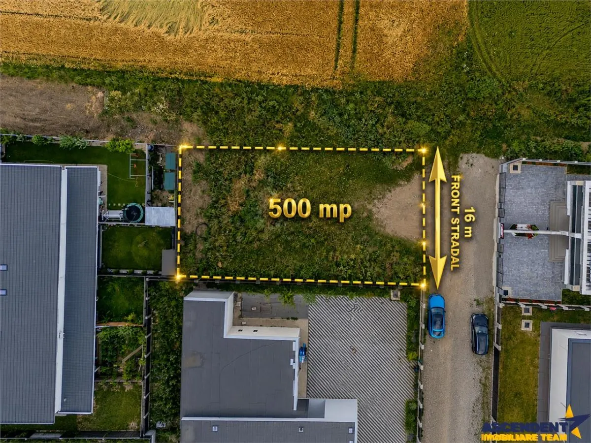 Teren 500 mp pentru casa de vis, Fs16 ml, posibilitate proiect casa, cartier Izvor Tarlungeni, Brasov - foto 2