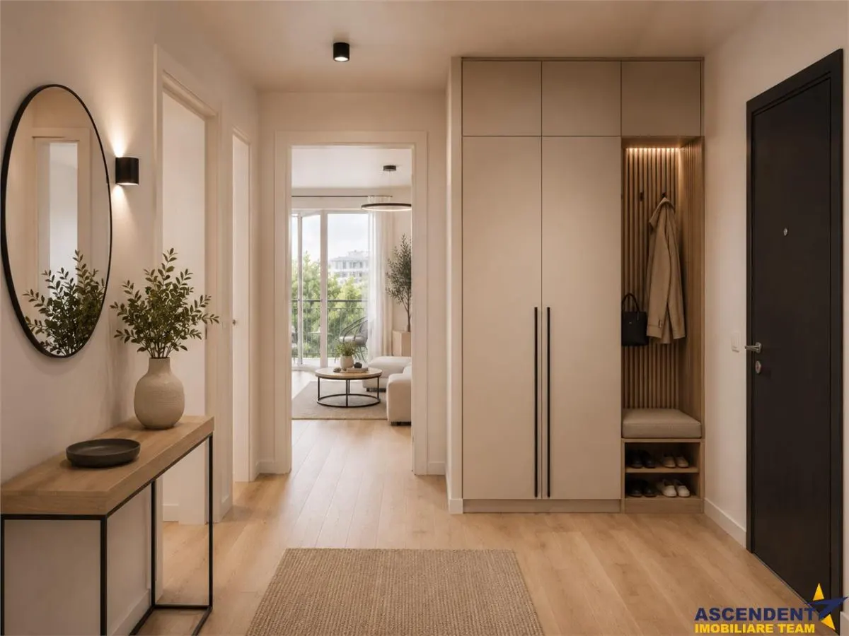 Dublu confort: 2 camere decomandate, 2 bai, 2 balcoane, clasa A, Avantgarden, Brasov - foto 4