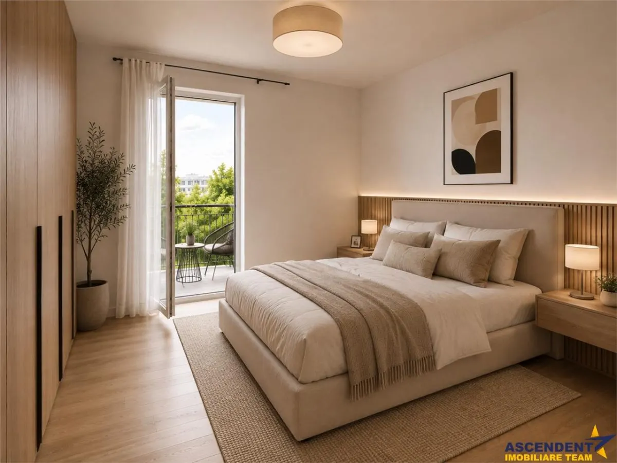 Dublu confort: 2 camere decomandate, 2 bai, 2 balcoane, clasa A, Avantgarden, Brasov - foto 6