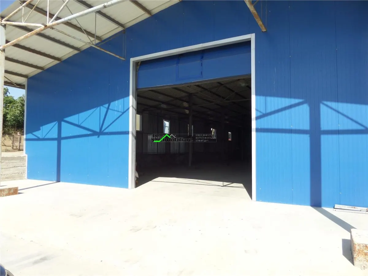 Hala Productie / Depozitare 600 mp + Teren 1000 mp – Magura (Farbe), Bacau – Acces TIR - foto 1