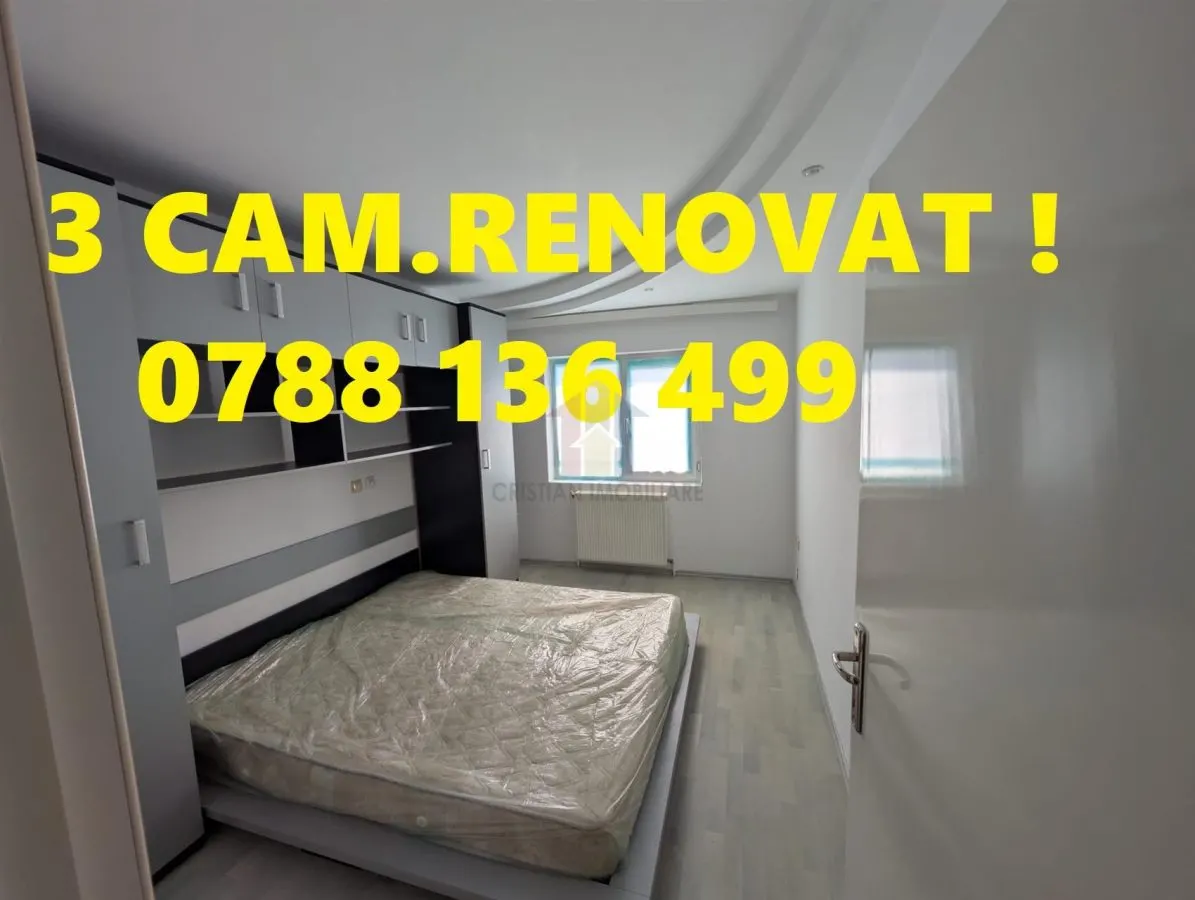 VIDEO! RENOVAT RECENT! AP 3 camere, Calarasi 4, Confort 1, PARTIAL MOBILAT - foto 1