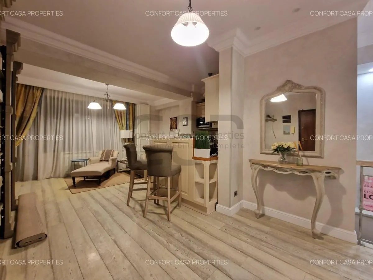 Soseaua Nordului - Herastrau, duplex 2 camere, mobilat utilat modern, terasa - foto 5
