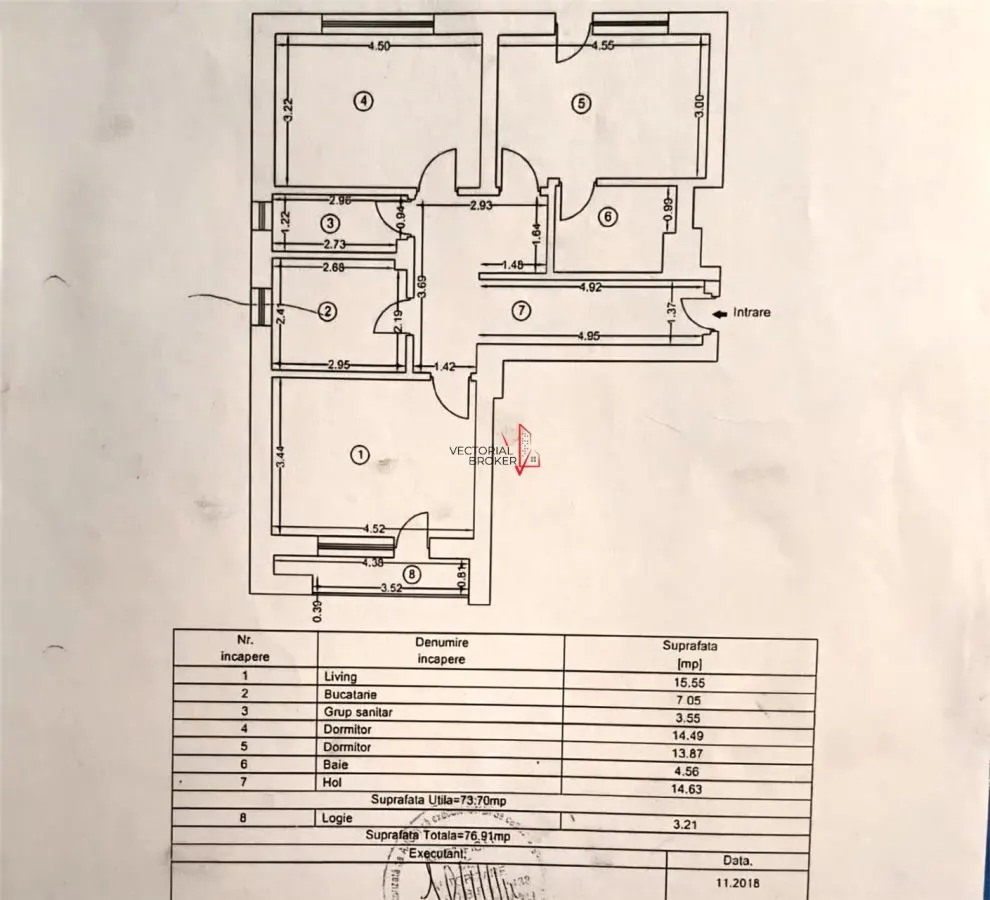 3 CAMERE DECOMANDAT + 2 PARCARI + 30MP CURTE IN PROPRIETATE - foto 20