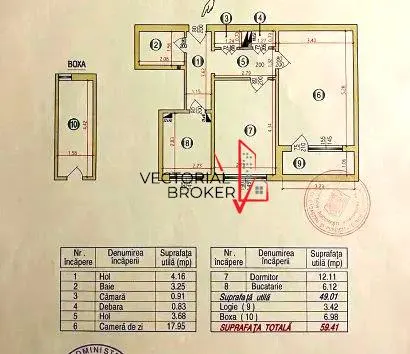 LA 2 PASI DE  METROU /  2 CAMERE  DECOMANDAT CU BOXA - foto 8