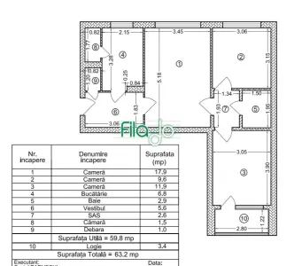 Apartament 3 camere Berceni, Constantin Brancoveanu, strand Berceni - foto 10