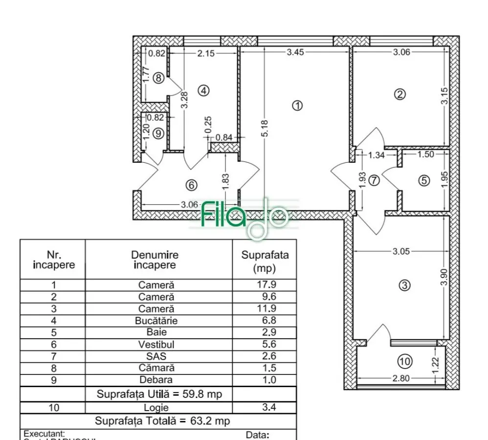 Apartament 3 camere Berceni, Constantin Brancoveanu, strand Berceni - foto 10
