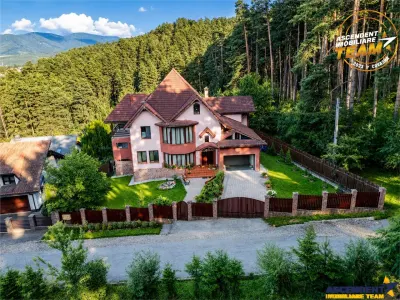 Resedinta privata la marginea padurii, 1.400mp parc privat, terase, garaj incalzit, Sacele - Brasov
