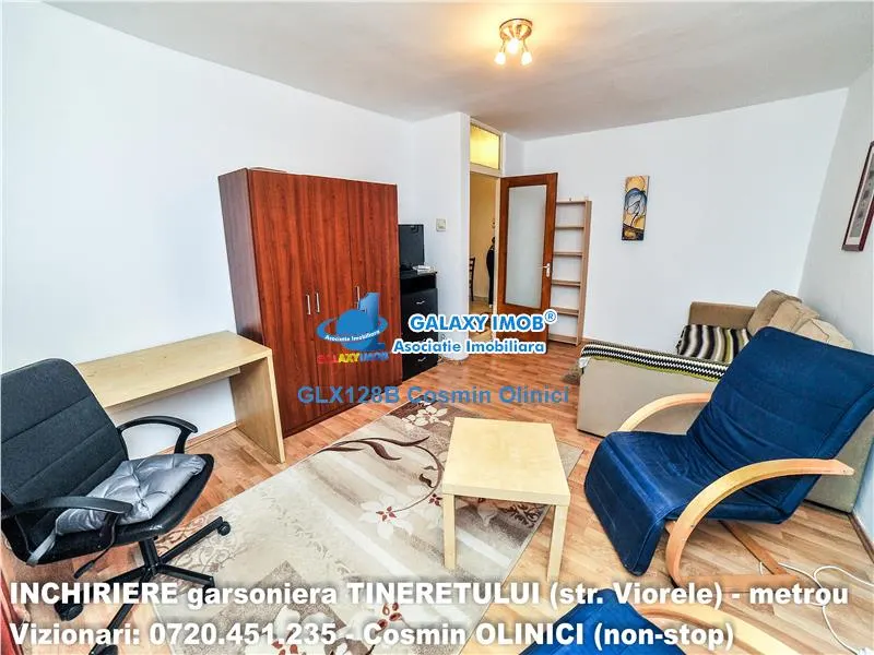 Inchiriere garsoniera TIMPURI NOI (Viorele), metrou - foto 5