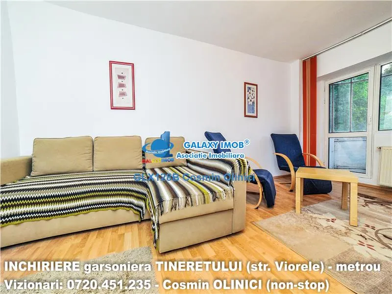 Inchiriere garsoniera TIMPURI NOI (Viorele), metrou - foto 7