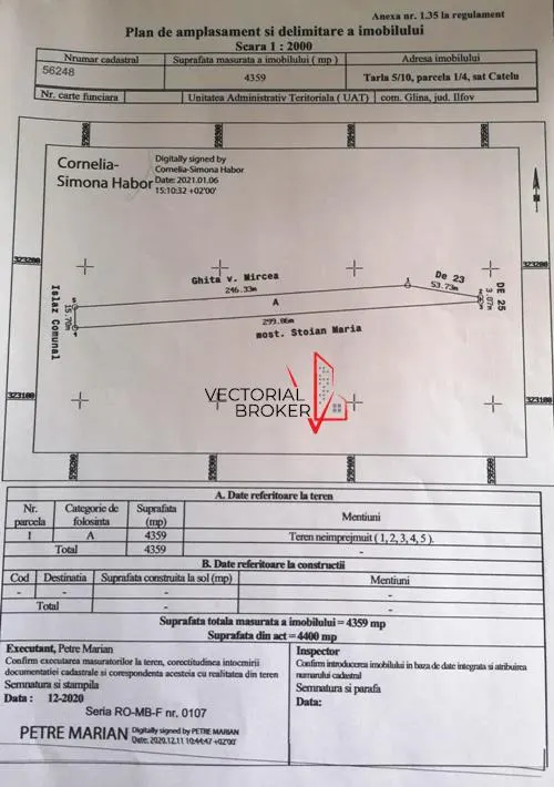 OCAZIE - TEREN - LOT 4400 MP / CENTURA(A2) - foto 2