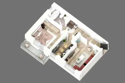 Capat CUG Apartament 2 camere  D et 1 50 mp  ASTORIA Lunca Cetatuii - foto 4
