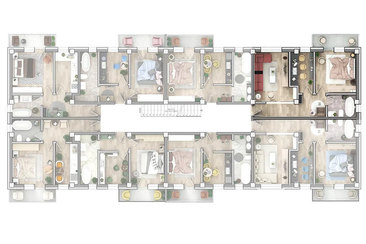 Capat CUG Apartament 2 camere  D et 1 50 mp  ASTORIA Lunca Cetatuii - foto 6