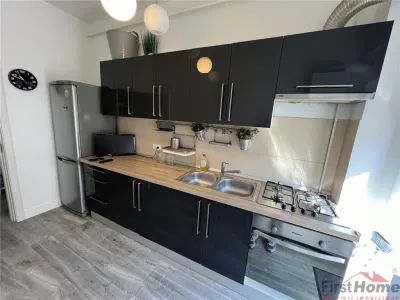 Garsoniera bloc nou, et 2, mobilata + utilata,  Scoala 2 - foto 2