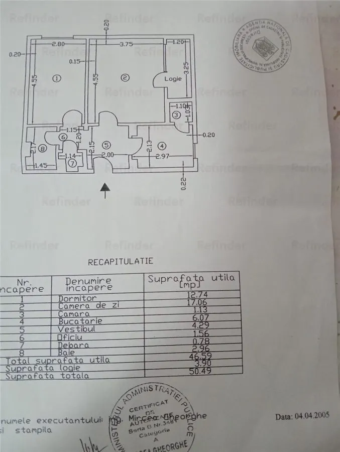 Vanzare apartament 2 camere | Pacul Titanii | str Burdujeni | bloc 1977 reabilitat | decomandat | 50 mp utili | balcon generos | centrală proprie | - foto 5