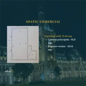 Spațiu comercial | 71,44 mp + loc de parcare | Lidl Bucium - foto 7