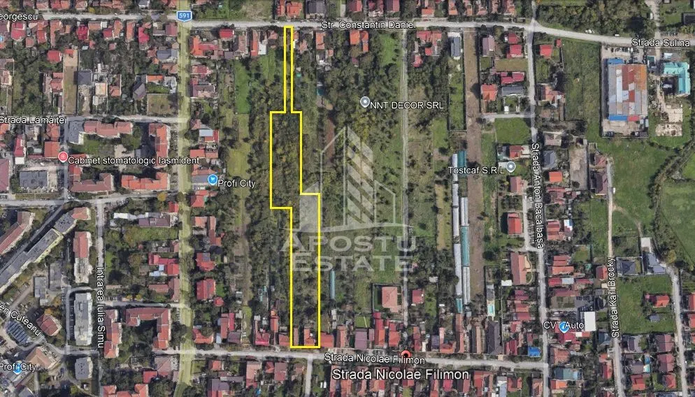 Teren de vanzare 9580 mp, acces de pe doua strazi, Freidorf, Timisoara - foto 1