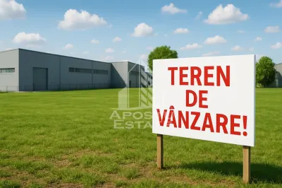 Teren 1760 mp, zona industriala, DN6, Timisoara- Becicherecul Mic - Becicherecu Mic