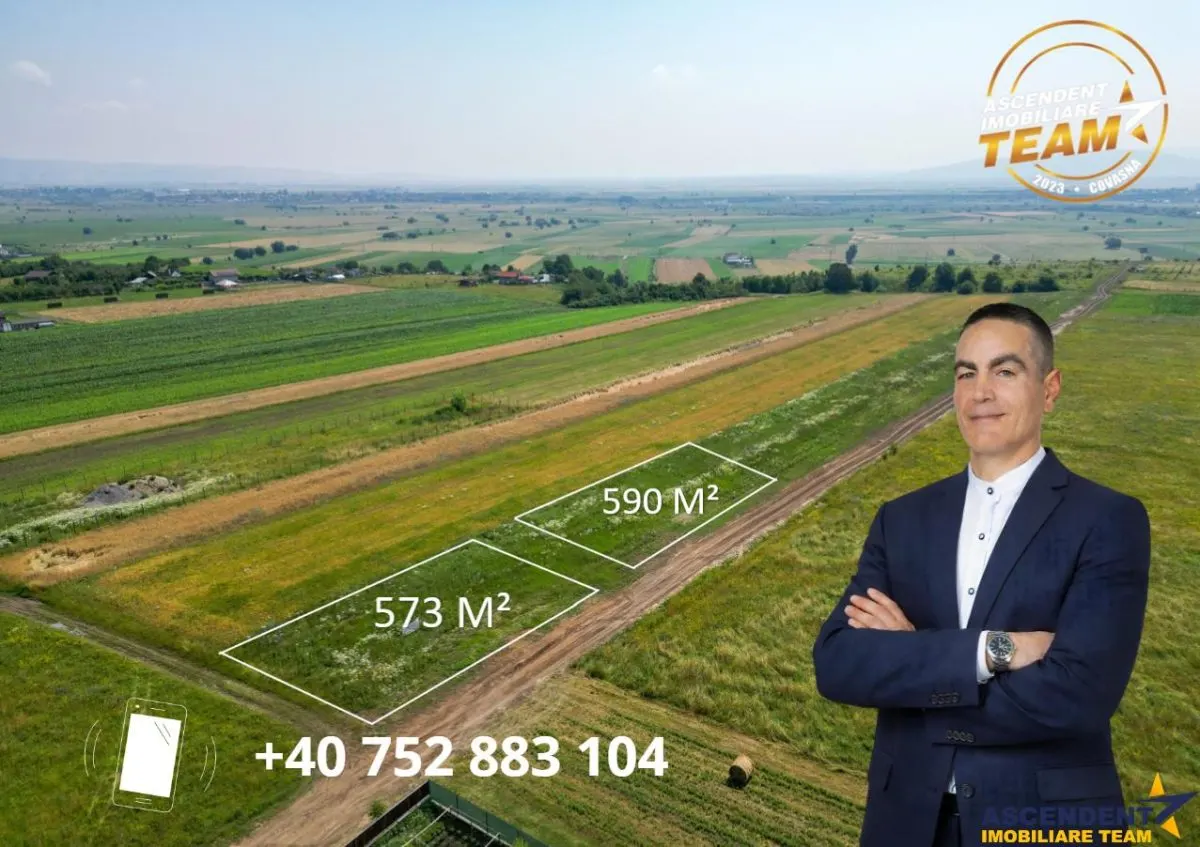 2 terenuri intravilane construibile aproape de Sfantu Gheorghe - foto 1