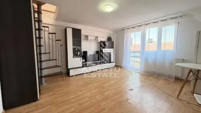 Apartament cu o camera, scara interioara cu acces in pod, zona Sagului - Timisoara