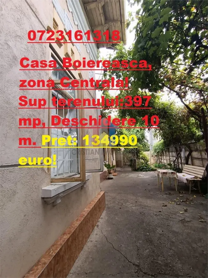 Casa  Boiereasca 3 camere caramida si boltari zona Centrala Brainconf , Terenu 397 mp - foto 1