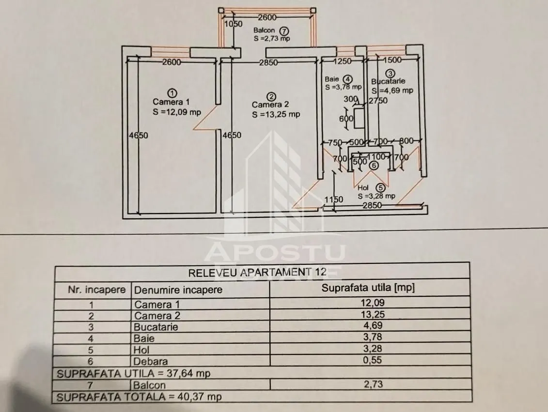 Apartament 2 camere de vanzare, zona Telegrafului/Isho, Timisoara - foto 8