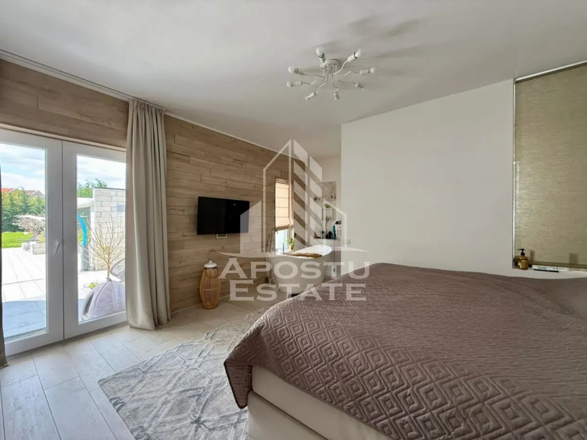Casa individuala de lux, cu piscina, de vanzare, zona Lunei Timisoara - foto 12