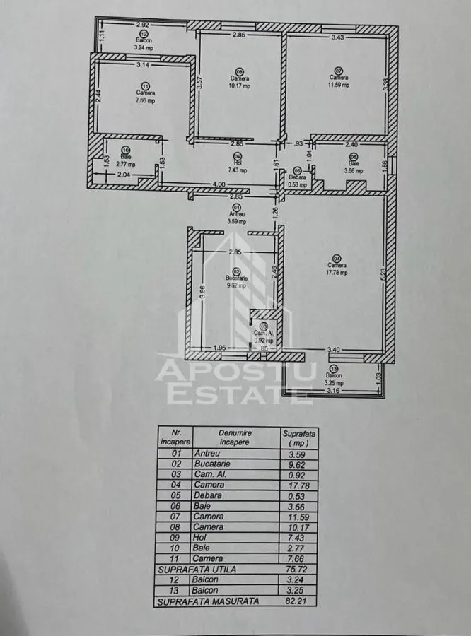 Apartament 4 camere de vanzare, zona Baba Dochia Timisoara - foto 20