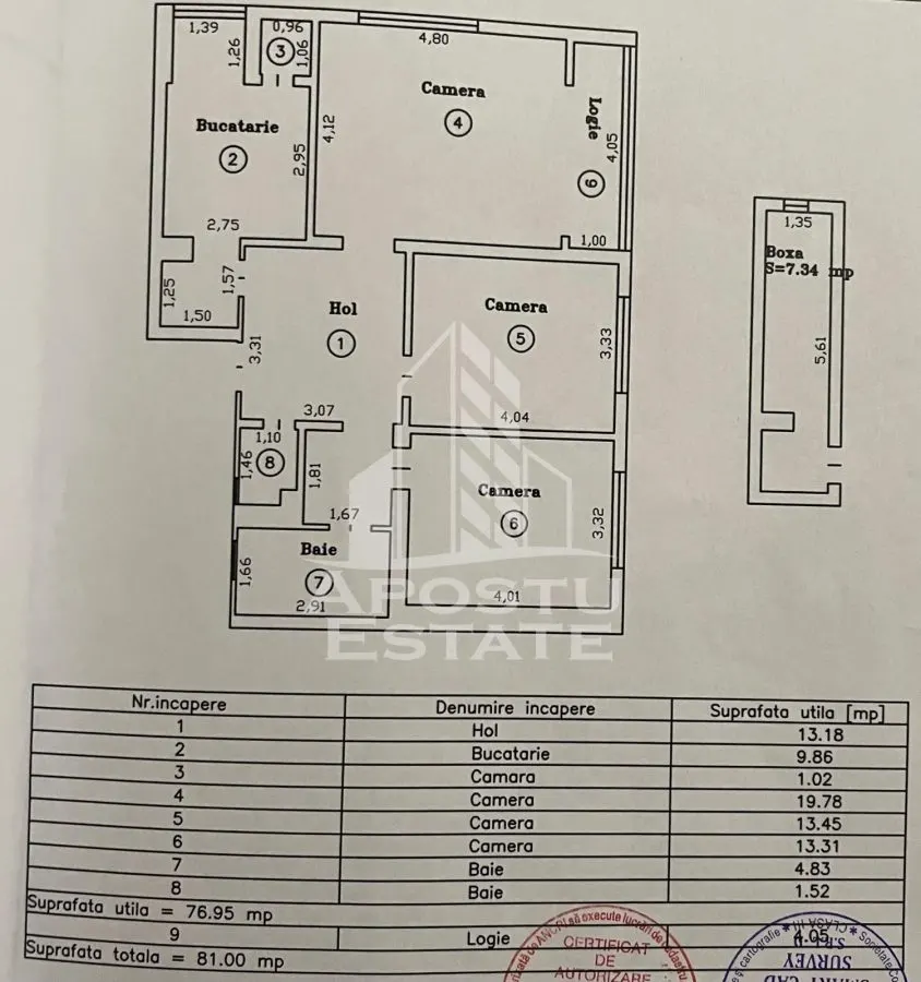 Apartament 3 camere de vanzare,zona Tipografilor Timisoara - foto 18