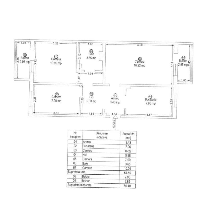 Apartament 3 camere de vanzare,boxa,zona Lipovei, Timisoara - foto 14