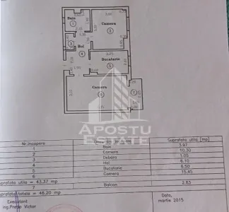 Apartament cu 2 camere, de vanzare, zona Girocului, Timisoara - foto 9