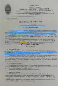 1 Decembrie-Rasaritului, teren intravilan, certificat urbanism - foto 6