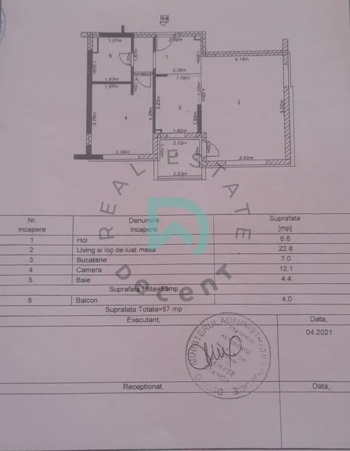 Apartament 2 camere Tractorul - Top City, 57 mp - Brasov - foto 10
