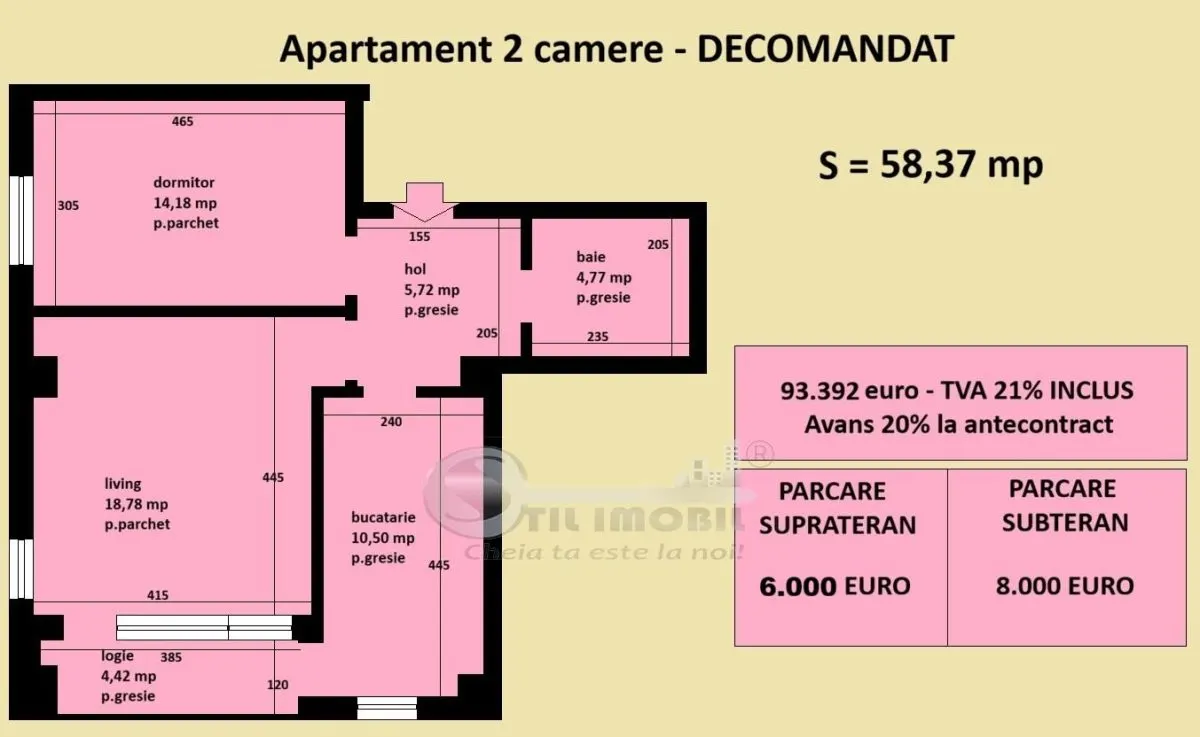 Apartament decomandat Cug Valea Adanca, bloc nou, cartier rezidential - foto 2