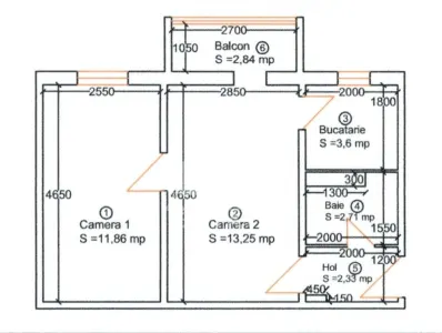 Apartament 2 camere de vanzare, etaj 2, zona Dacia, Timisoara - foto 11