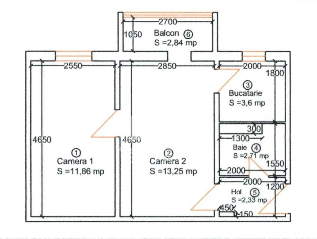 Apartament 2 camere de vanzare, etaj 2, zona Dacia, Timisoara - foto 11