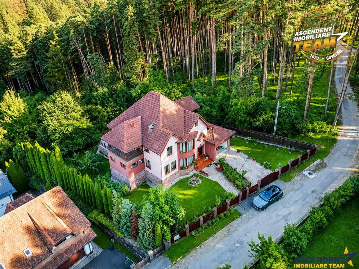 Vila Poiana Angelescu,441 mp,1.400mp teren, 5 dormitoare, 2 birouri, la baza padurii - foto 15