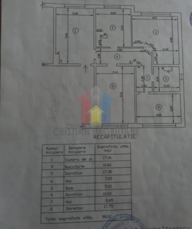 SPATIOS! 91 mp! Ap 4 camere, decomnadat, parter, zona Buzaului - foto 11