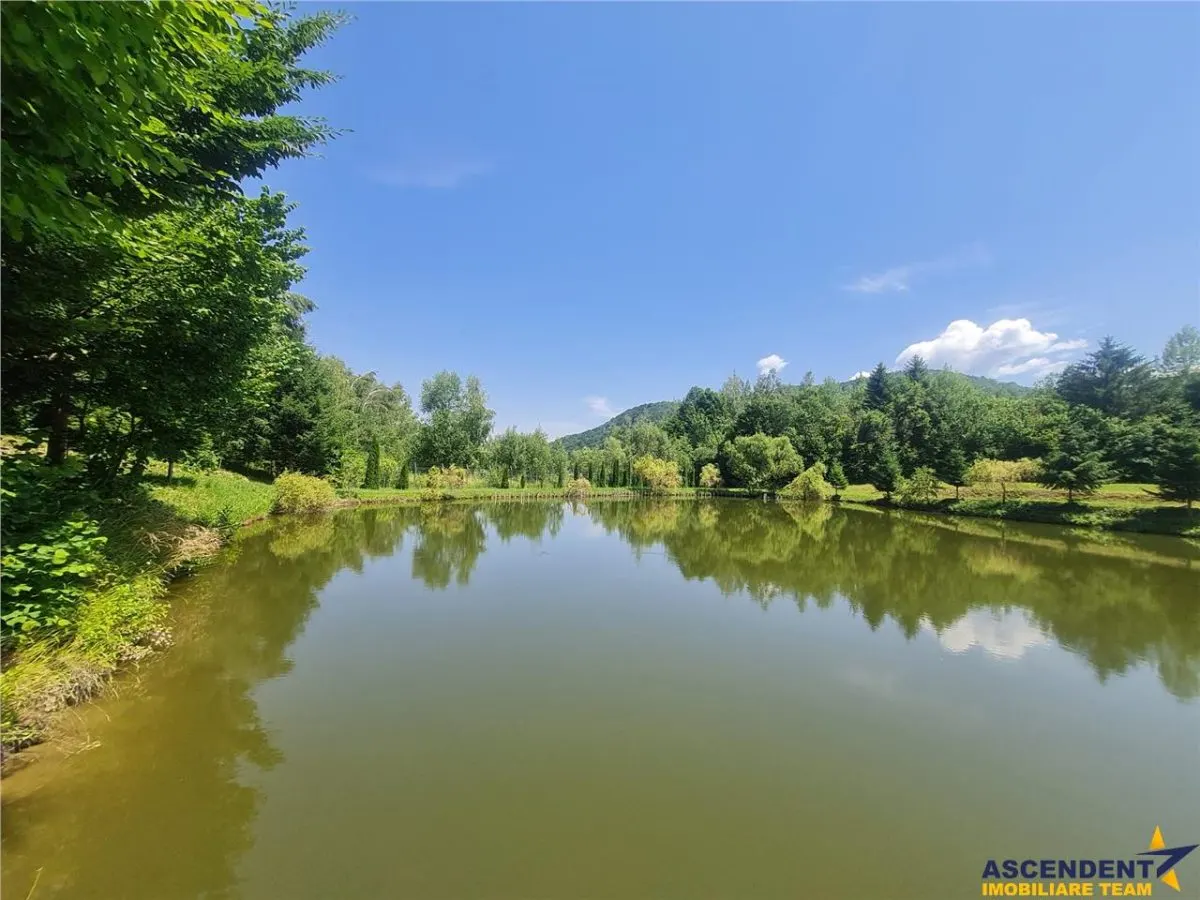 FILM! Oaza paradisiaca cu lac, vedere catre Bucegi, Glajerie/ Rasnov, pretabil Casute/Pensiune - foto 12