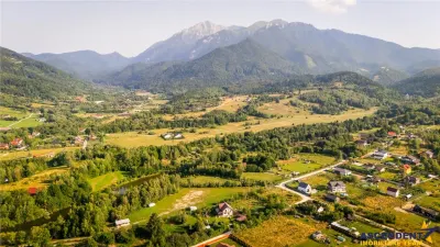 FILM! Oaza paradisiaca cu lac, vedere catre Bucegi, Glajerie/ Rasnov, pretabil Casute/Pensiune - foto 16