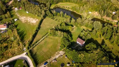 FILM! Oaza paradisiaca cu lac, vedere catre Bucegi, Glajerie/ Rasnov, pretabil Casute/Pensiune - foto 9