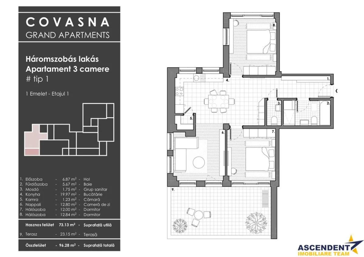 Edificiu cu proiect de apartamente/ aparthotel, Central, Covasna - foto 8