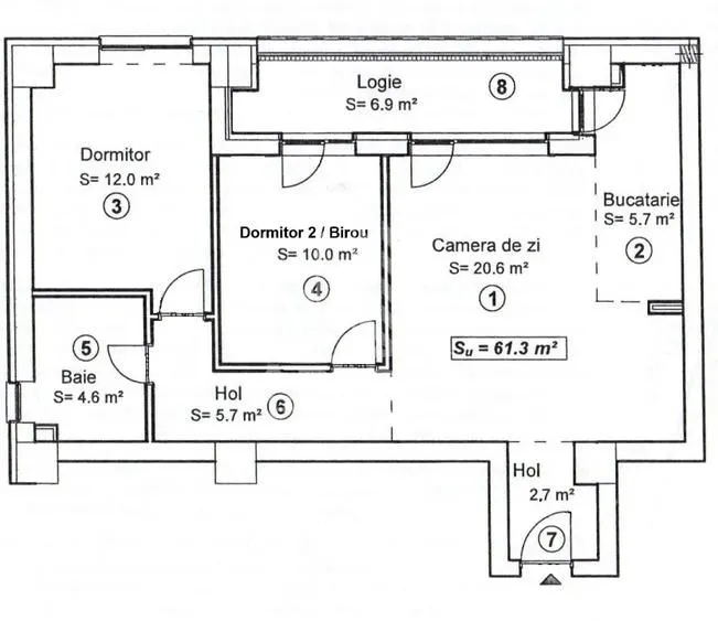 Apartament cu 3 camere,complet mobilat si utilat,zona Centrala - foto 14