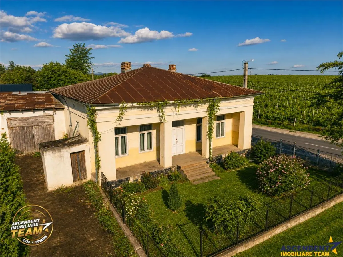 Proprietate unica in zona viticola Odobesti, Vrancea, casa boiereasca cu 4.000 mp de teren intravilan - foto 6