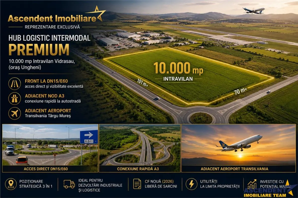Hub logistic intermodal premium, Ungheni, Mures - foto 1