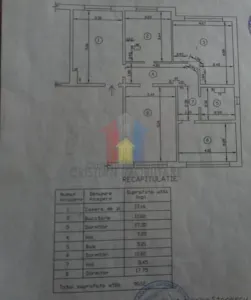 SPATIOS! 91 mp! Ap 4 camere, decomnadat, parter, zona Buzaului - Braila