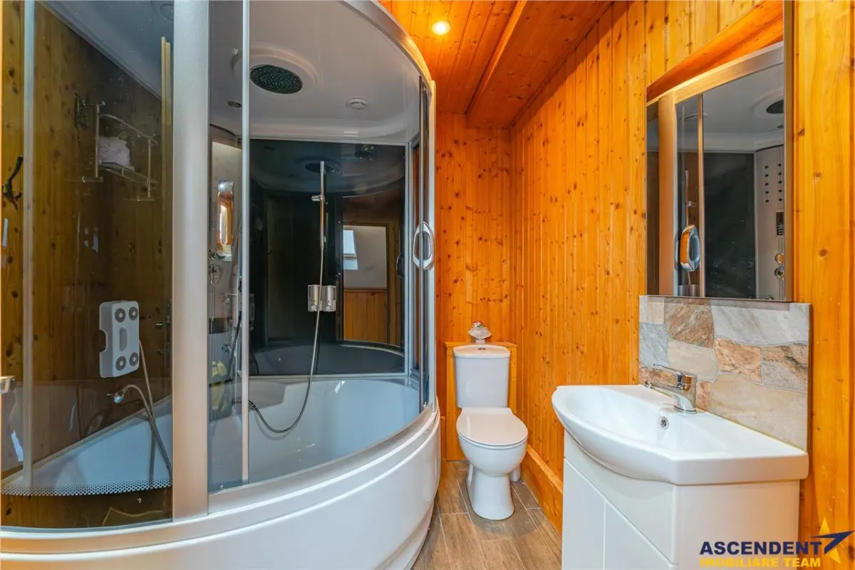 FILM& 3D! Vila high tech, cu semineu, terase, jacuzzi, zona Grivitei, Brasov - foto 24
