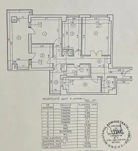 Apartament langa Palas - 105 mp - 4 camere ! - foto 11