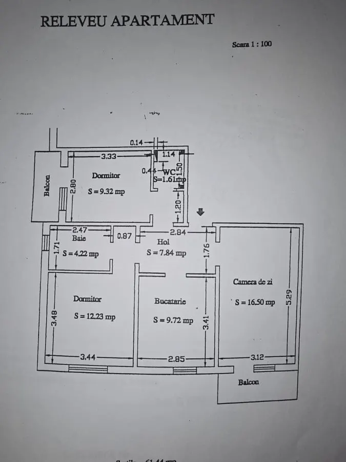 3 camere Podu de Fier Iaşi, 65 mp, mobilat, utilat - foto 11